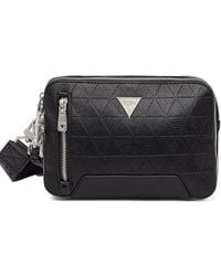 Guess - Medium Torino Triangle-Logo Messenger Bag - Lyst