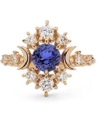 SOFIA ZAKIA - 14Kt Wandering Cosmos Tanzanite And Diamond Ring - Lyst