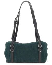 Gianni Chiarini - Terry Ribbed-Suede Shoulder Bag - Lyst