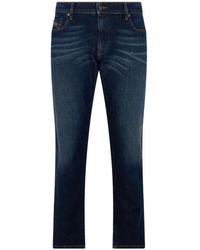 DIESEL - Faded Straight-Leg Jeans - Lyst