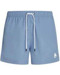 KARL LAGERFELD - Kameo Logo-Print Swim Shorts - Lyst