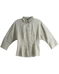 Cortana - Theresa Striped Batwing-Sleeve Shirt - Lyst