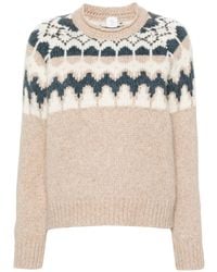 Eleventy - Cozy Knit Sweater With Unique Pattern - Lyst