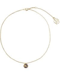 Burberry - Knight Coin Necklace - Lyst
