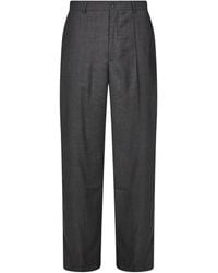 Another Aspect - Pleated Straight-Leg Trousers - Lyst