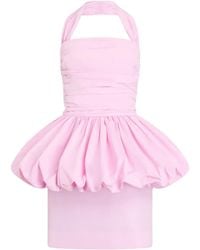 Patou - Halterneck Mini Dress - Lyst