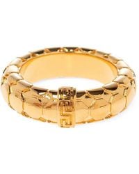Versace - Ring mit Greca-Gravur - Lyst