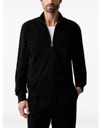Joop! - Monogram-Pattern Zip-Up Sweatshirt - Lyst