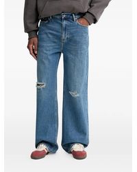 AllSaints - Jean À Effet Usé - Lyst