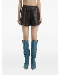 Arma - Fyona Leather Shorts - Lyst