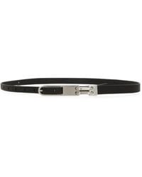 Rick Owens - Leather Buckle-Fastening Belt - Lyst