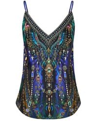 CAMILLA - V-neck Embellished Cami - Lyst
