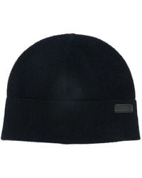 Canali - Logo-Patch Beanies - Lyst