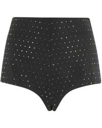ANDAMANE - Tami Rhinestone-Embellished Shorts - Lyst