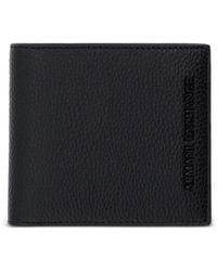 ARMANI EXCHANGE - Logo-Embossed Bifold Wallet - Lyst