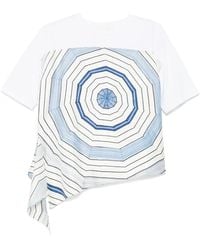 Sandro - X Louise Bourgeois ジオメトリックパターン Tシャツ - Lyst