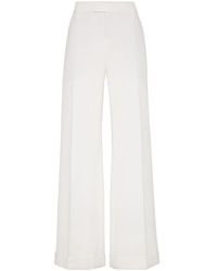 Brunello Cucinelli - Flared Broek - Lyst