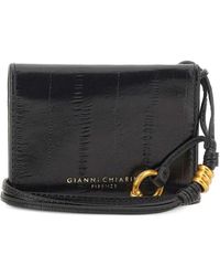 Gianni Chiarini - Eel-Effect Leather Card Holder - Lyst