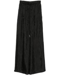 Ann Demeulemeester - Paisley-Jacquard Drawstring Trousers - Lyst