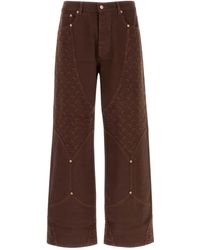Marine Serre - Embroidered Trousers - Lyst