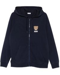 Moschino - Silk And Nylon Blend Crew Neck Sweatshirt - Lyst