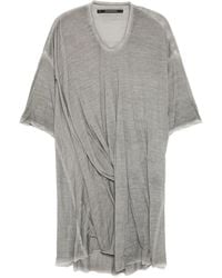 Julius - Anima Draped T-Shirt - Lyst