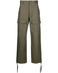 KENZO - Cotton Cargo Pants - Lyst