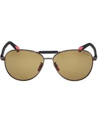 Moncler - Logo-Print Sunglasses - Lyst