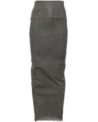 Rick Owens - Dirt Pillar ペンシルスカート - Lyst