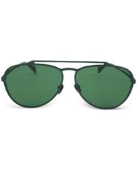 discord Yohji Yamamoto - Pilot-Frame Sunglasses - Lyst