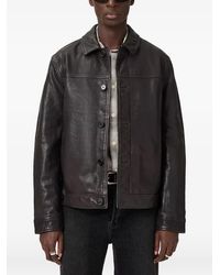 AllSaints - Nates Leren Jack - Lyst