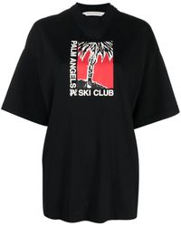Palm Angels - T-shirt Ski Club en coton - Lyst