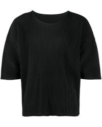 Homme Plissé Issey Miyake - Mc May Short-sleeve Pleated T-shirt - Lyst