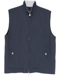 Eleventy - Full-Zip Gilet - Lyst