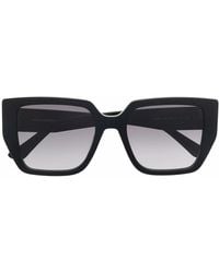 KARL LAGERFELD - Square Frame Sunglasses - Lyst