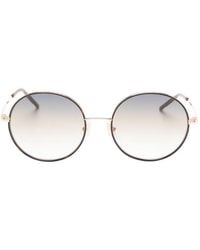 BOSS - Round-Frame Sunglasses - Lyst