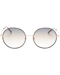 BOSS - Round-Frame Sunglasses - Lyst