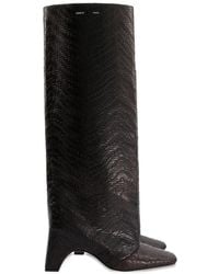 Coperni - Textured Block Heel Boots - Lyst