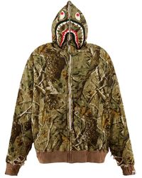 SAINT Mxxxxxx - X A Bathing Ape Shark-Print Hoodie - Lyst