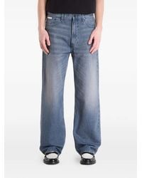 Calvin Klein - Logo-Patch Jeans - Lyst