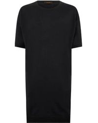 Moorer - Short-Sleeves T-Shirt Dress - Lyst
