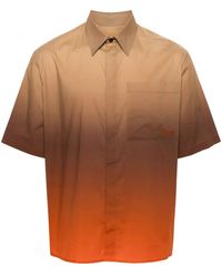 MSGM - Camisa con logo bordado - Lyst