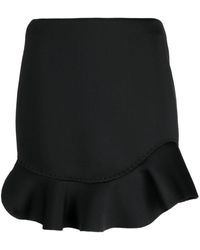 Cynthia Rowley - Ruffled High-waist Mini Skirt - Lyst