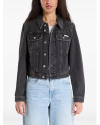 Calvin Klein - Jacket Jeans Cropped 90S Denim Jacket - Lyst