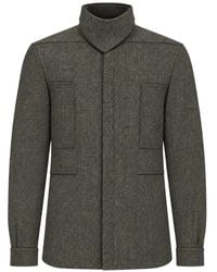 Rick Owens - High-Neck Overshirt - Lyst