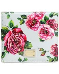 Dolce & Gabbana - Floral-Print Wallet - Lyst