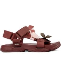 Camper - Karst Flower-Detail Sandals - Lyst