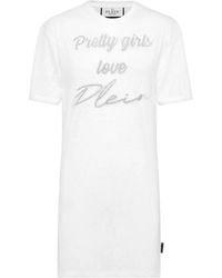 Philipp Plein - Short Sleeve T-Shirt Dress - Lyst