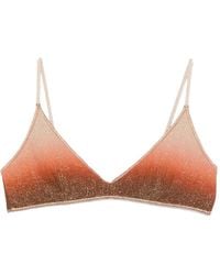 MC2 Saint Barth - Haut De Bikini Paloma Overlock À Paillettes - Lyst
