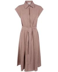 Antonelli - Belted Shirt Dress - Lyst